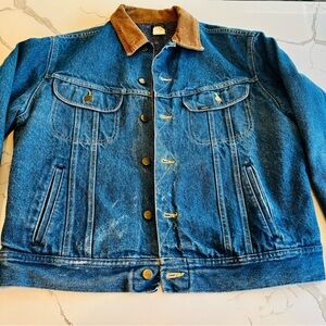 Lee Stormrider Wool Blanket Lined Denim Jacket